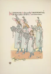 Damas de honra no esquecimento de mim e não de azuis ladysmocks