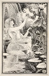 &39;Estou aqui querida pequenina - eu sou sua própria madrinha&39;, disse a ilustração Nix-lady, de &39;Folk and Fairy Tales&39;, de Mrs. Burton Harrison, 1885