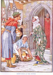 Robin Hood como o oleiro, c.1920