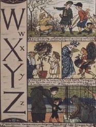 W a Z a partir de um alfabeto baseado em velhas rimas de berçário