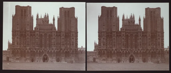 Wells Cathedral, Cathedral Green, Wells, Mendip, Somerset, 1913.