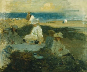 Na praia, c.1903