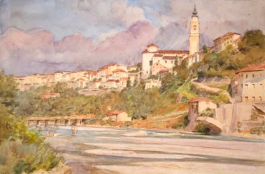 Belluno, Itália 1925 (aguarela)