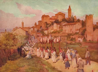 O corpo de pelo Viterbo C1900 1913