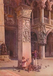 Na Piazzetta, Veneza, c1900 1913