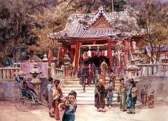 Santuário de Inari em Kobe