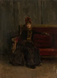 Senhora sentada