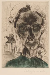 Homem em um quarto, autorretrato