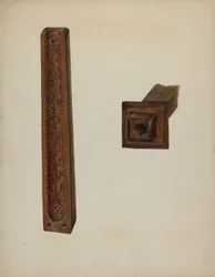Candle Mold, c. 1939.