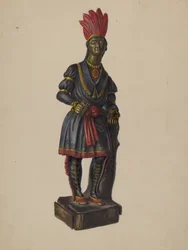 Cigar Store Indian, c. 1936.