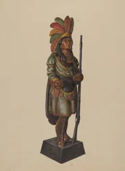 Cigar Store Indian, c. 1936.