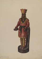 Cigar Store Indian, c. 1936.