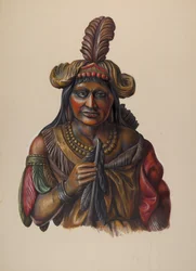 Cigar Store Indian, c. 1937.
