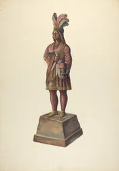 Cigar Store Indian, c. 1937.