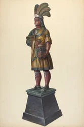 Cigar Store Indian, c. 1937.