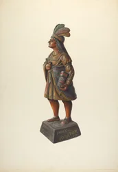 Cigar Store Indian, c. 1937.