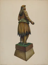Cigar Store Indian, c. 1937.