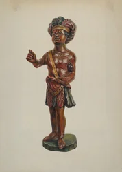 Cigar Store Indian, c. 1940.