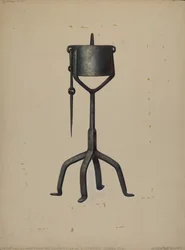 Lâmpada de óleo, c. 1938.