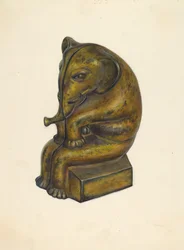 Toy Bank: Elefante, c. 1939.