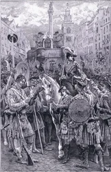 Proclamação do Velho Pretendente como Rei James VIII na Cruz de Edimburgo