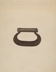 Faca de cortar, c. 1937.