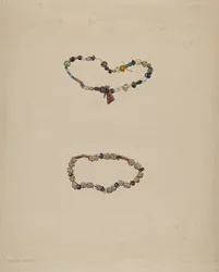 Trade Beads, c. 1936.
