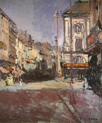 La Grande Rue, Dieppe (óleo sobre tela)