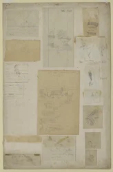 Vários Estudos (lápis sobre papel)