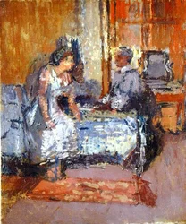 Luz solar através de persianas, c.1912