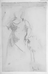 Esboço de uma figura feminina