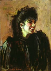 The Blackbird of Paradise, c.1896-8 (óleo sobre tela)