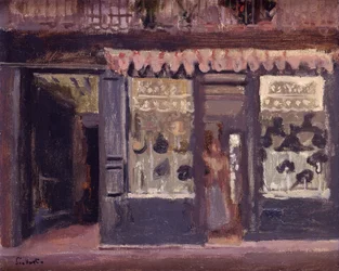 The Hat Shop (óleo sobre tela)