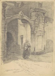 Dordrecht, c.1870-77 (grafite em papel de palha)