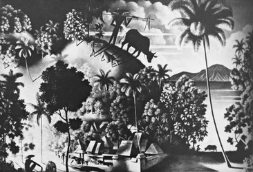 Paisagem com sombra de vaca (Landschaft mit Shattenkuh)