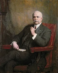 Retrato de Sir Edward Hopkinson Holden (1848-1919) Primeiro Baronete 1911