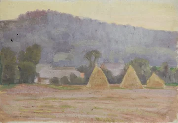 Paisagem com palheiros