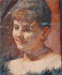 Estudo de retrato de uma senhora