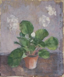 Natureza morta com vaso de flores