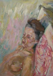 Nudez Feminina na Almofada