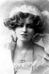 Gabrielle Ray 1883-1973, atriz inglesa, década de 1900.