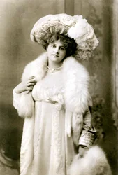 Marie Studholme 1875-1930, atriz inglesa, década de 1900.