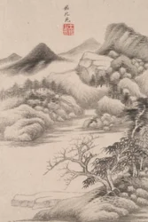 Paisagem no Estilo de Vários Velhos Mestres: Paisagem após Dong Yuan (ativo 934