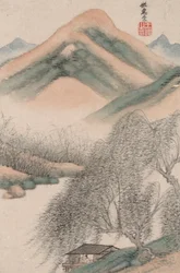 Paisagens nos Estilos dos Antigos Mestres; Paisagem após Hui Chong (965
