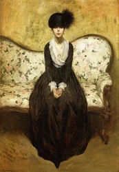 Vestido de tafetá,