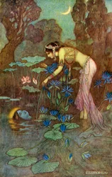"Sita Encontra Rama Entre Flores de Lótus", 1913.