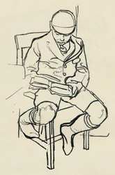 Menino lendo, c1900