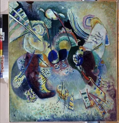 Pintura "Composição" de Vassily Kandinsky (ou Wassily Kandinski ou Kandinskij