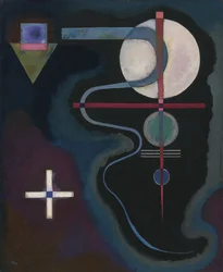 "Energia fria" Peinture de Vassily Kandinsky (ou Wassily Kandinski ou Kandinskij)