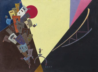 Pintura "Fulfillment" de Vassily Kandinsky (ou Wassily Kandinski ou Kandinskij